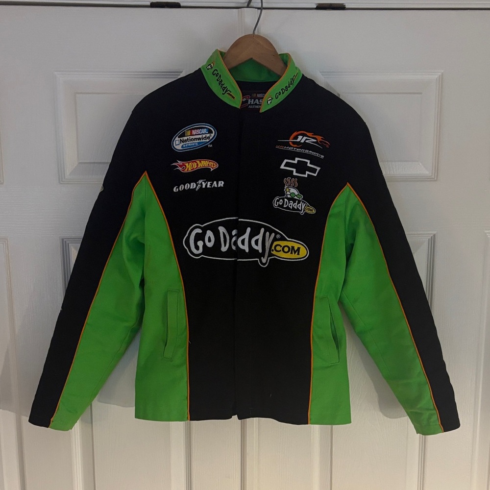 Y2K Go Daddy NASCAR jacket